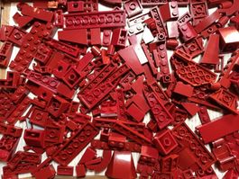 Lego 180 Burgunderrot kleine Teile -P38