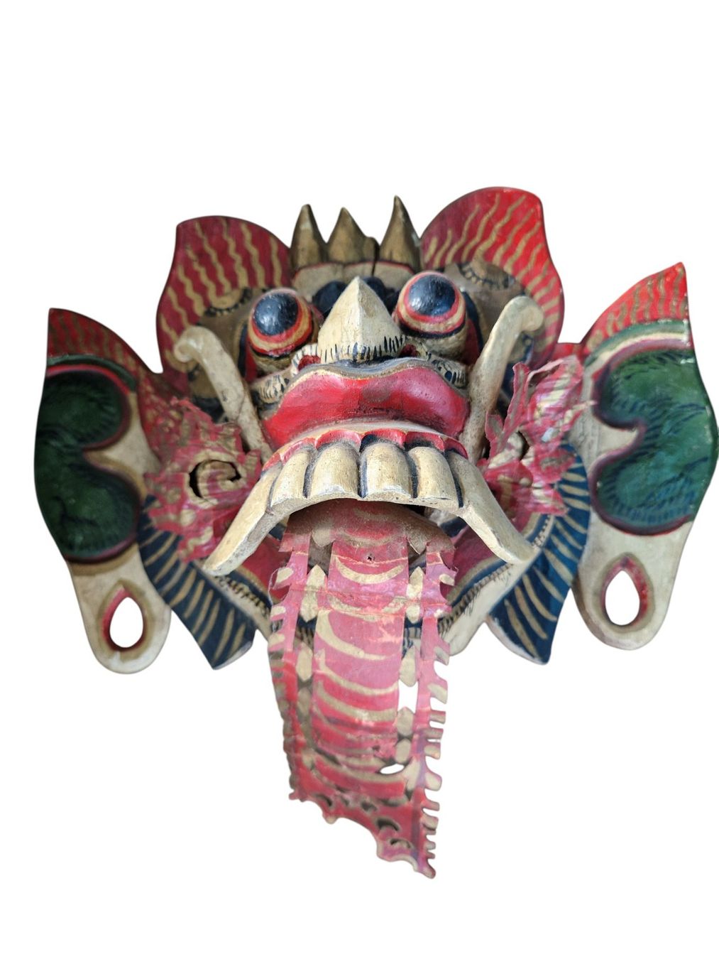 Sonstige Antiquitäten & Kunst: antike Rangda Maske Nr.2 – Gebraucht aus Mörschwil von antiksalon21 3