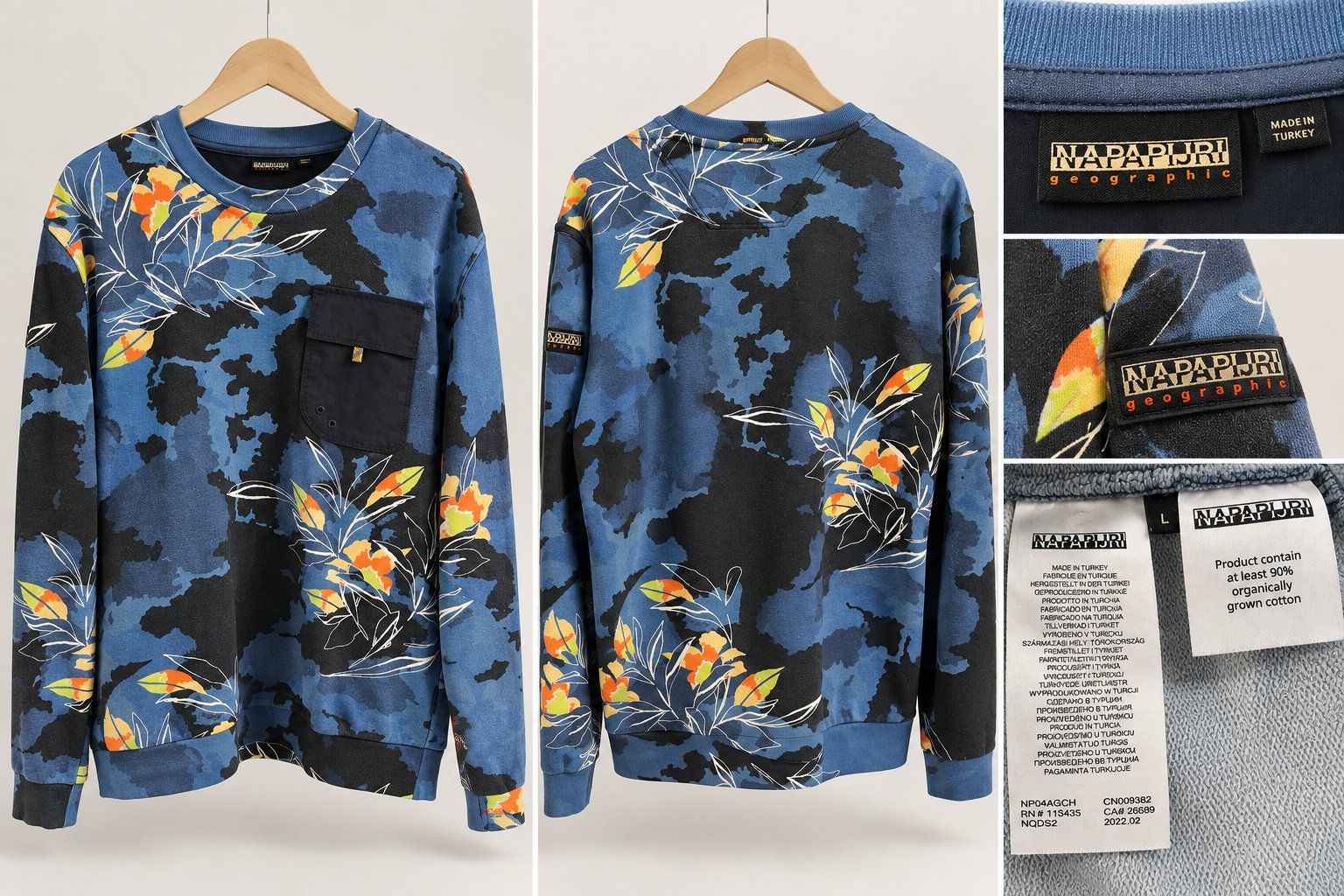 Napapijri Maglioni & Felpe: Napapijri Pullover Grösse L – Usato da Zermatt venduto da B.15.v02 3