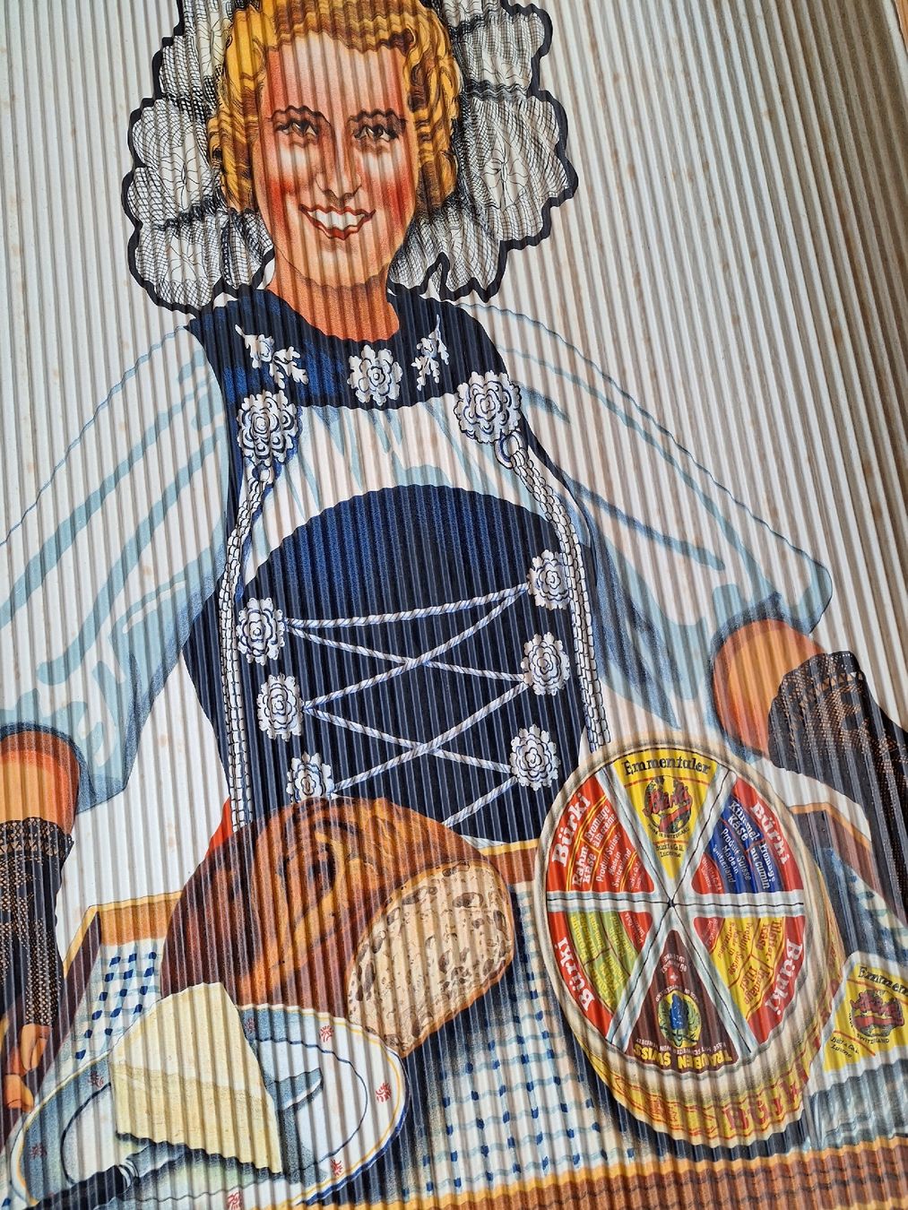 Foto & Immagini: Werbung Bürki-Käse Karton – Usato da Züberwangen venduto da Christine55 2