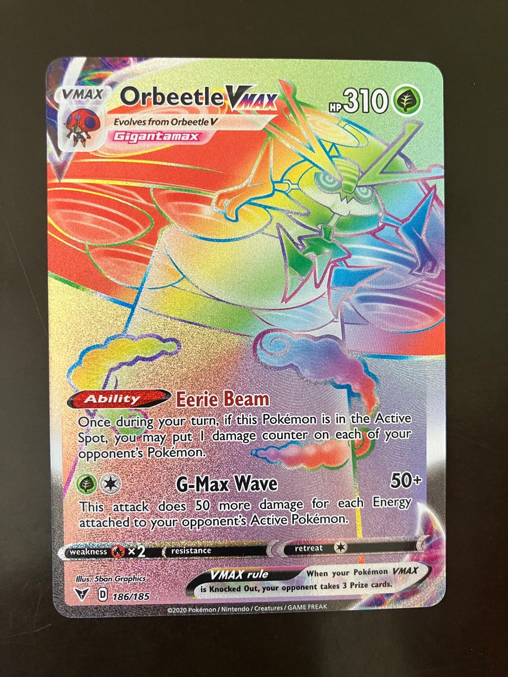 Pokémon Carte collezionabili: Pokémon Karte - Orbeetle V Max rainbow – Usato da Gossau ZH venduto da EBHA