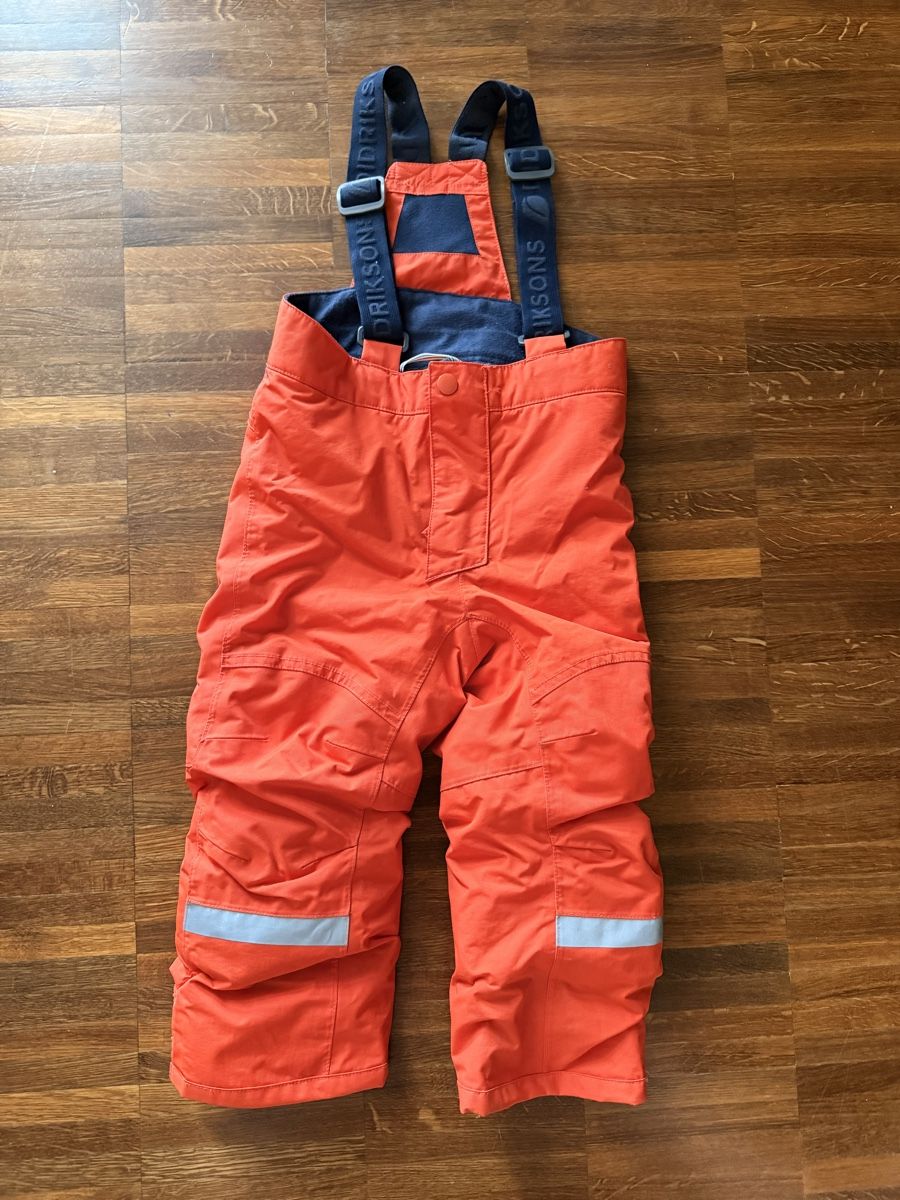 Didriksons Pantaloni: Didriksons Skihose orange Grösse 90  – Usato da Winterthur venduto da hera05