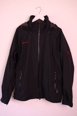 Mammut DRYtech Herrenjacke Gr. L – Schwarz (mit Mängeln)