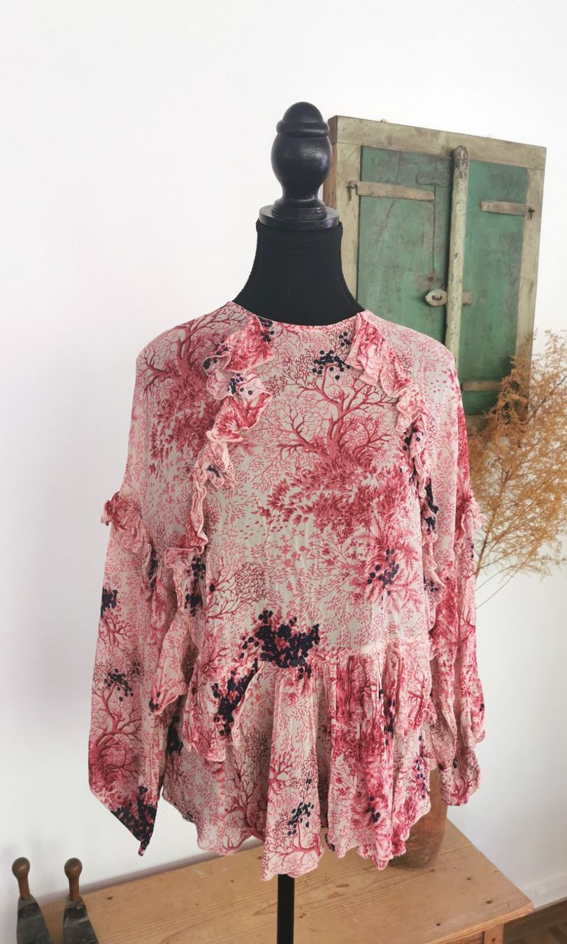 Camicette: Romantische Bluse von Otto Dame Gr. S/M – Usato da gachnang venduto da tibus1