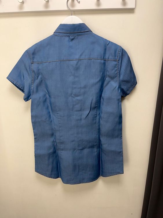 Blusen: Xquisit Damenbluse Gr. 34 blau 100% Tencel – Neu (gemäss Beschreibung) aus Aarau von REVIVI 1