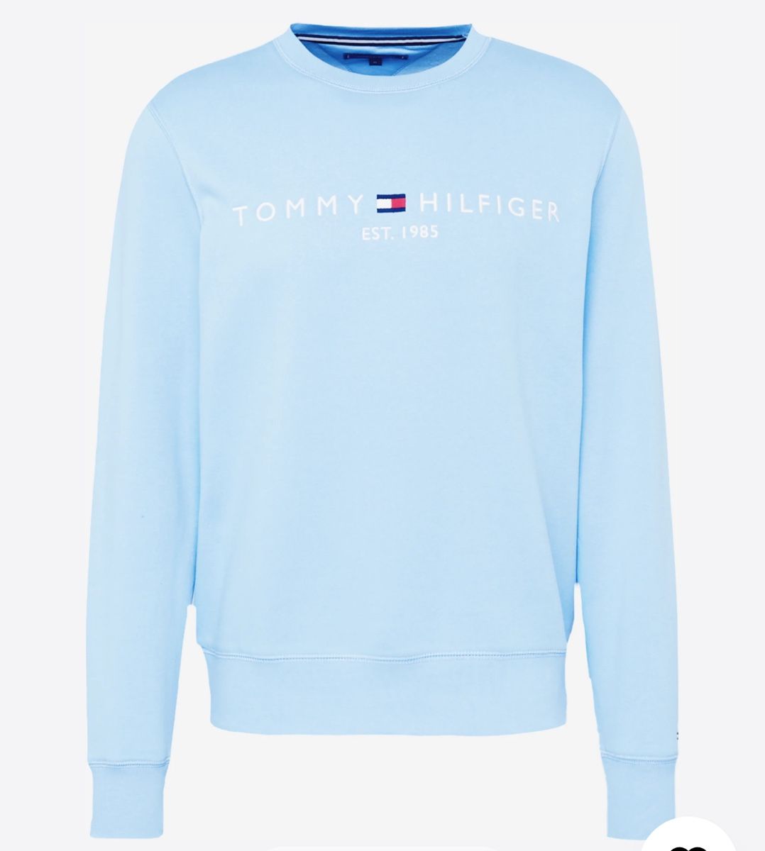 Tommy Hilfiger Maglioni & Felpe: TOMMY HILFIGER Logo-Sweater, hellblau, Grösse XL – Usato da Zürich venduto da Alpnach_