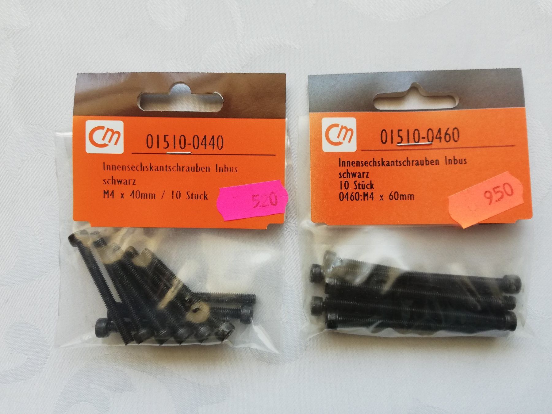 Modellismo RC: Inbus-Schrauben-Set M4 gehärtet – Nuovo e nell'imballaggio originale da Flüh venduto da AMS-Modellbau