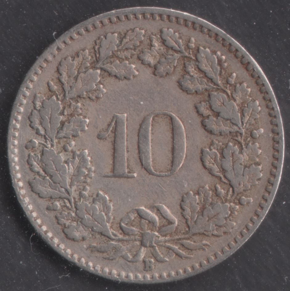 Tutti le monete: 10 RAPPEN 1913 – Usato da Kleindöttingen venduto da Laufzeit 1