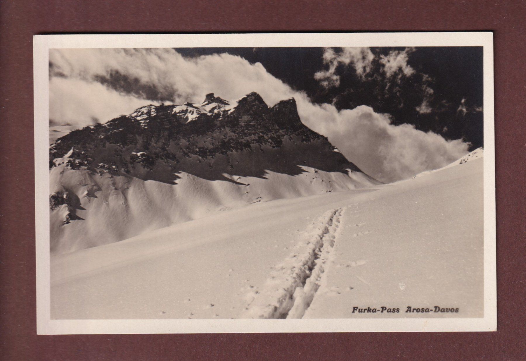 Cartoline postali: FURKA-PASS Arosa-Davos – Usato da Pully venduto da nicecards-shop