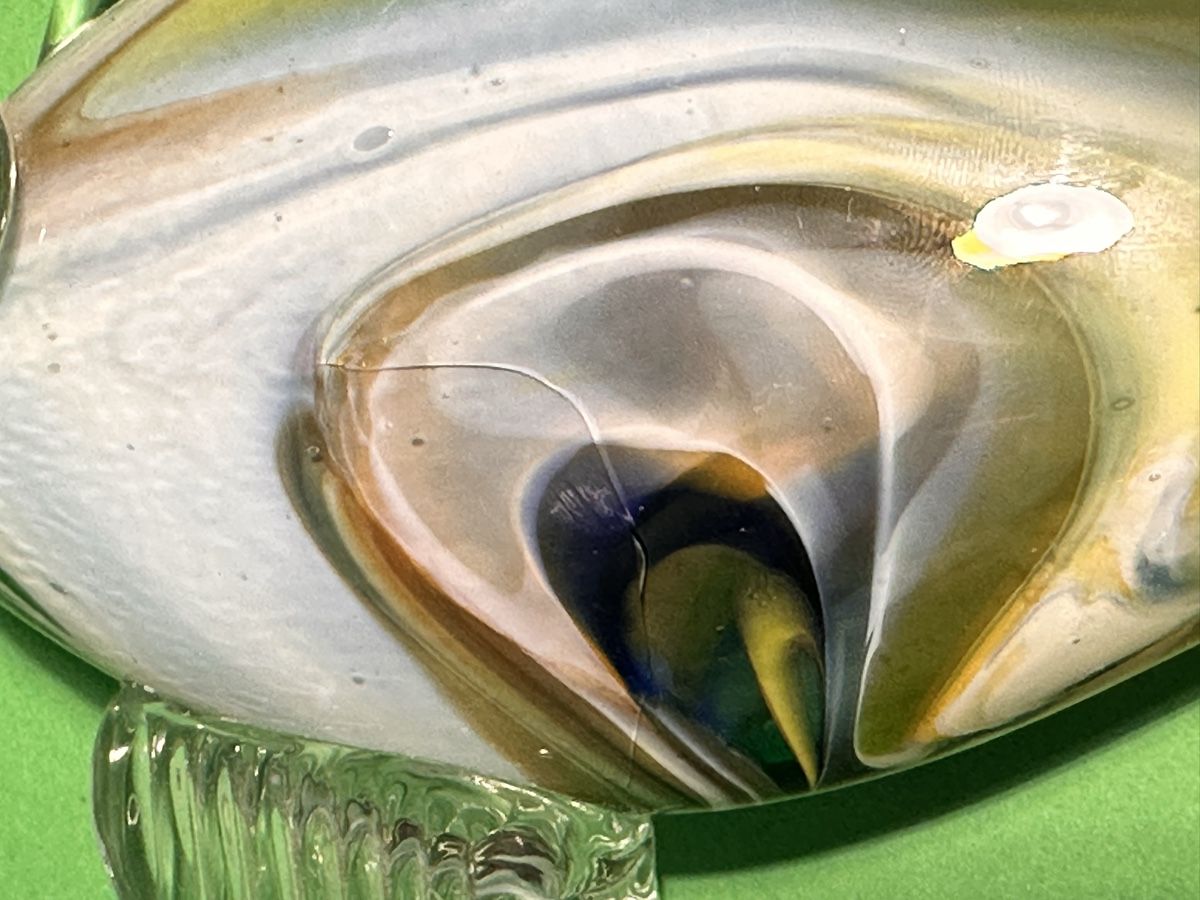 Murano Bicchieri: Schöner Muranoglas Fisch Dekofisch – Usato da Zürich venduto da marusapulmi 6