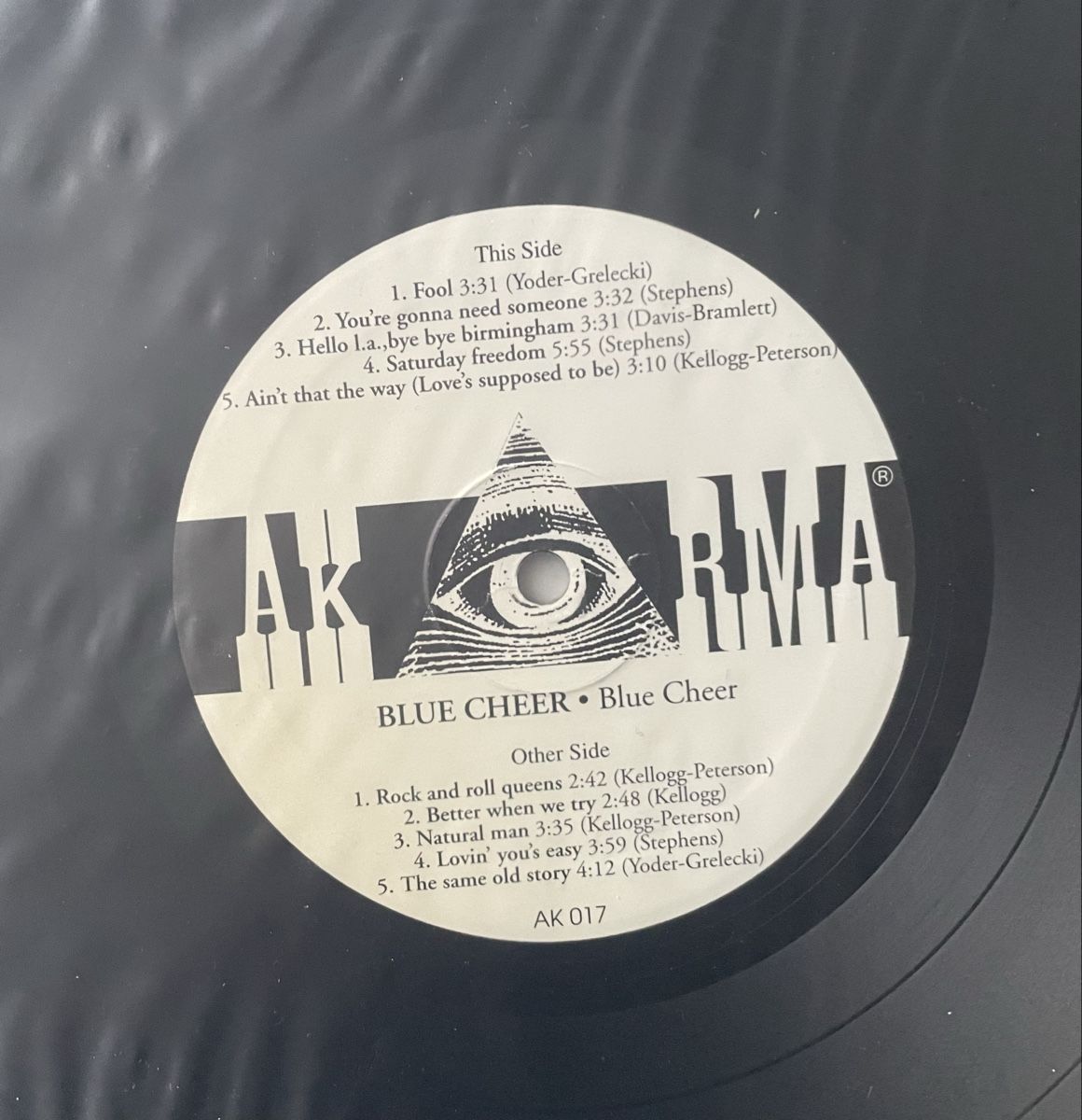 Dischi in vinile: Blue Cheer - AKARMA - Vinyl LP - same – Usato da Olten venduto da Bluespapst 2