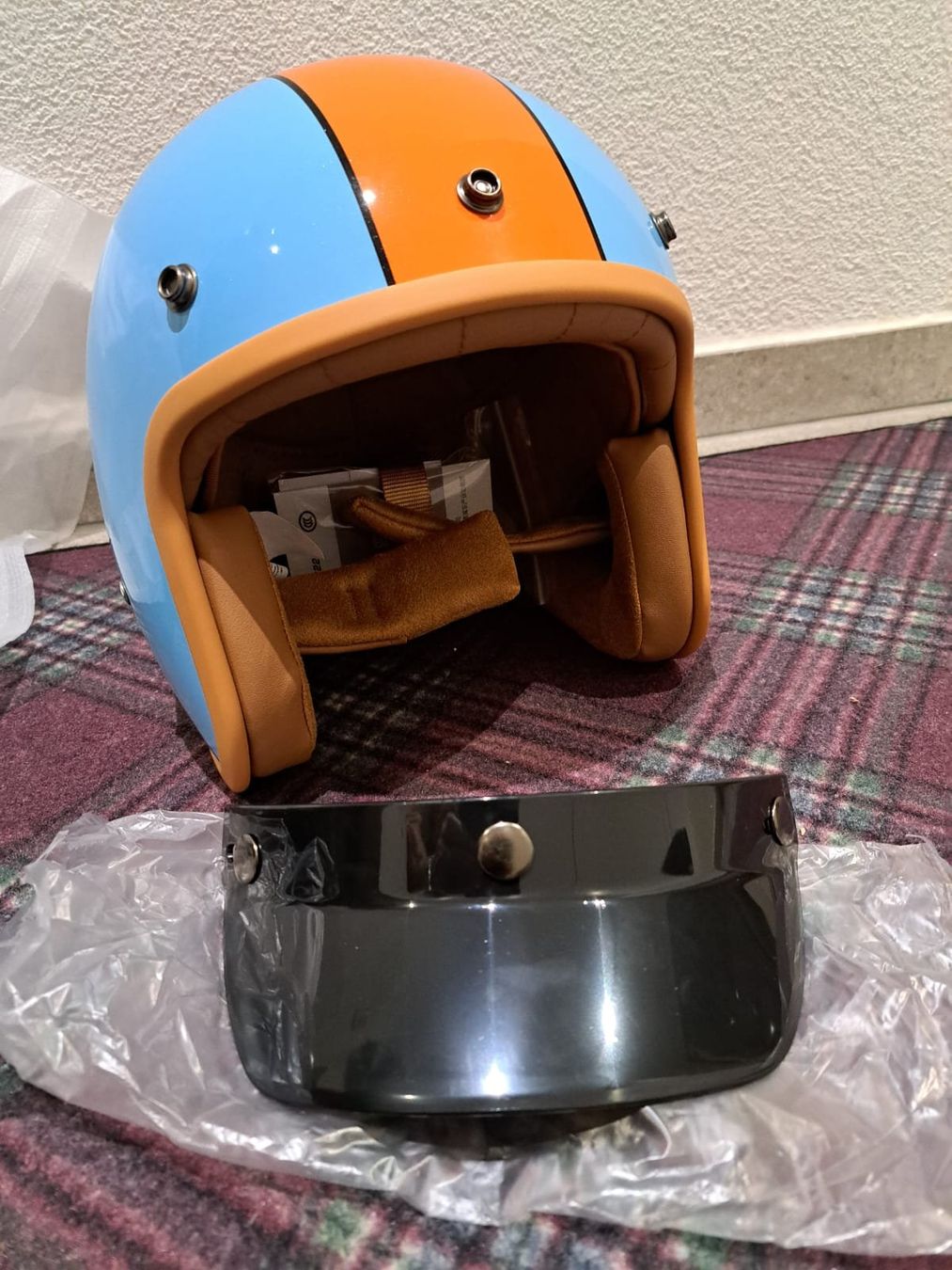 Caschi & visiere: Töff Helm Neu 58cm – Nuovo e nell'imballaggio originale da Morschach venduto da Rotibut 1
