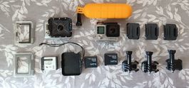 GoPro HERO 4 Silver + HD HERO mit OVP, Kopfgurt viel Zubehör