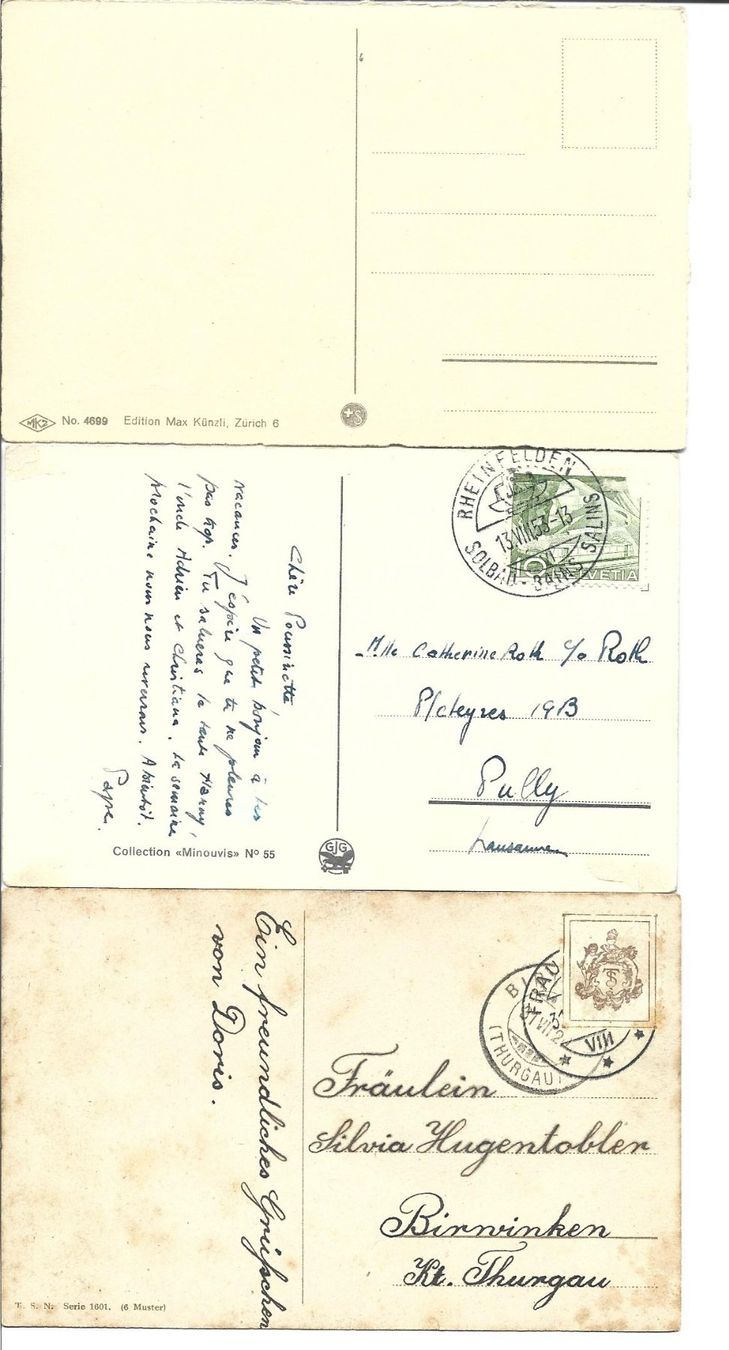 Cartoline postali: AK Katzen  Humor  3x – Usato da Appenzell venduto da mai25 1
