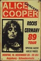 Rusty Blechschild-ALICE COOPER-ROCKS GERMANY