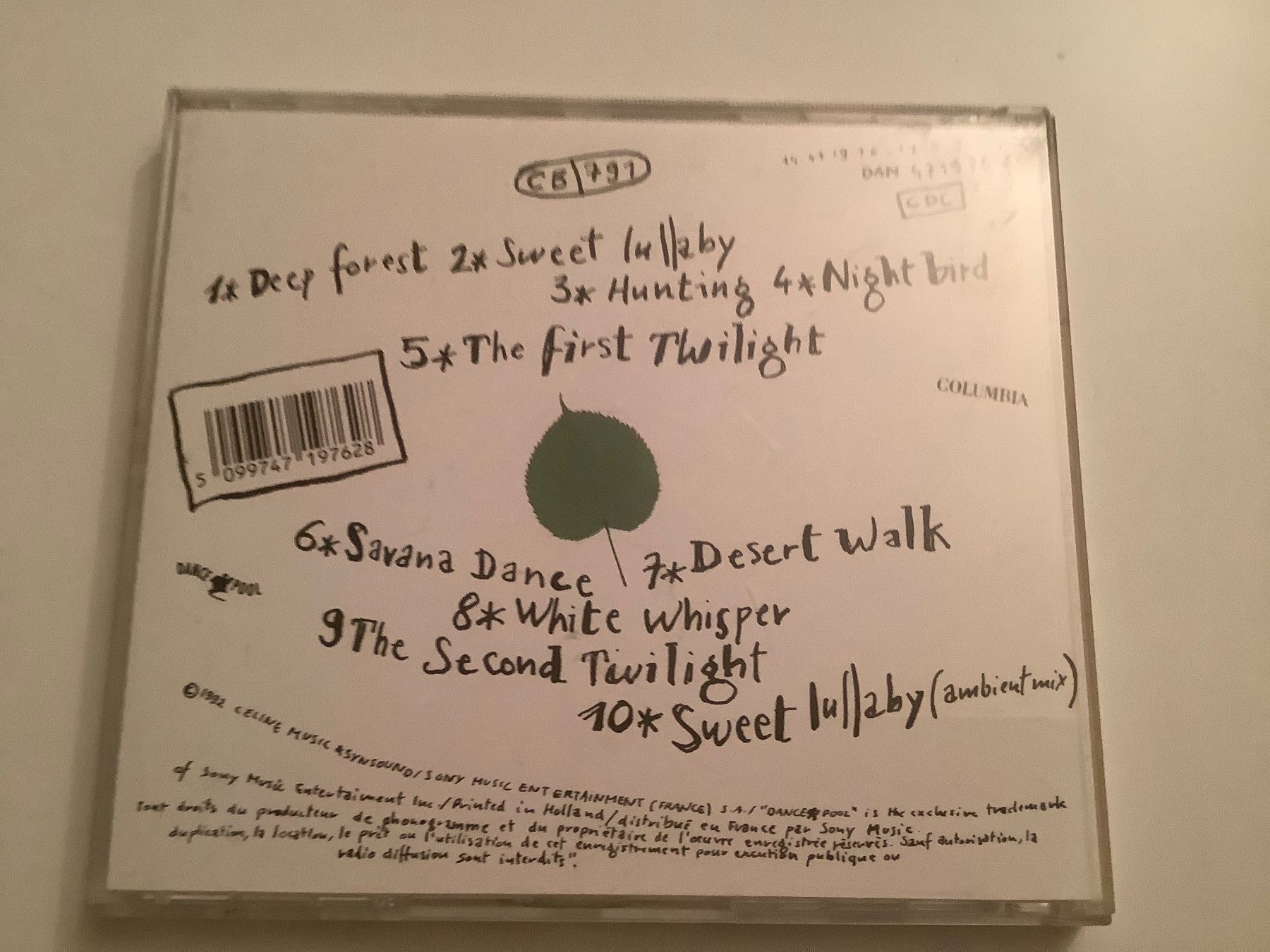 CD: Deep Forest / 1992 – Usato da Dübendorf venduto da Shreck 1
