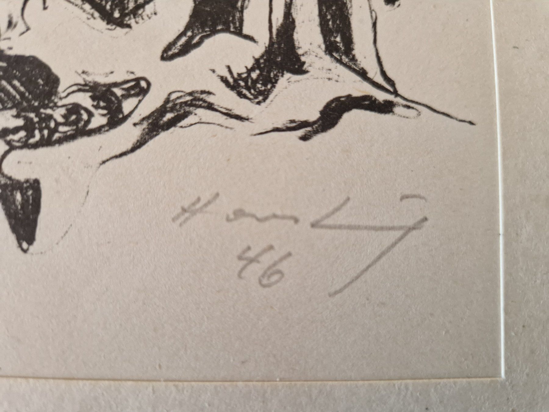 Grafiken & Lithographien: Grafik siginiert ???? – Gebraucht aus Seedorf BE von Stibutz 2