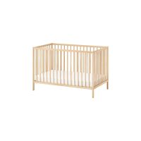 Lit bébé IKEA SNIGLAR 60x120 hêtre avec matelas