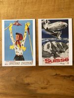 2 Postkarten - Schweizer Winter entdecken