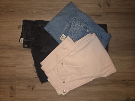 Wide Leg Jeans Gr. 34 – Damen