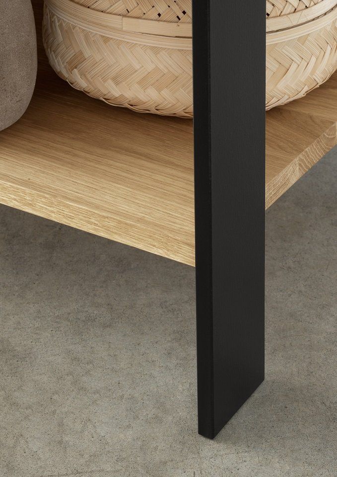 Mobili TV: Lowboard BOSTON Wildeiche massiv 200 cm Glas schwarz – Nuovo e nell'imballaggio originale da Unterentfelden venduto da moebelrufli 3