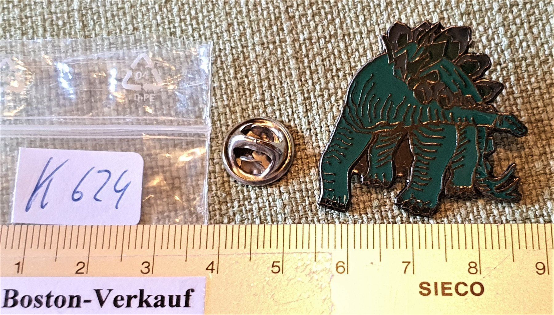 Spille & Fermagli: K624 - Pin Dinosaurier – Usato da Reinach BL venduto da Boston-Verkauf 1