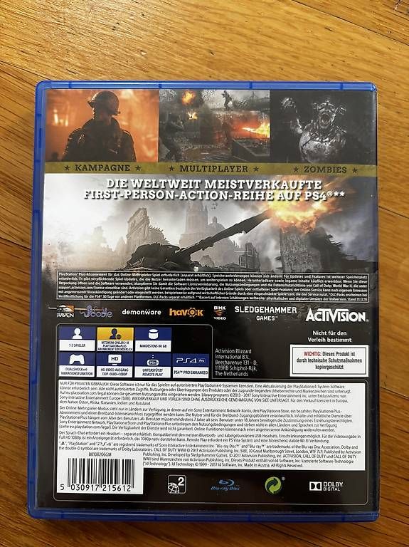 Spiele: PS4 Call of Duty WWII – Gebraucht aus Schattdorf von Dani-T 1