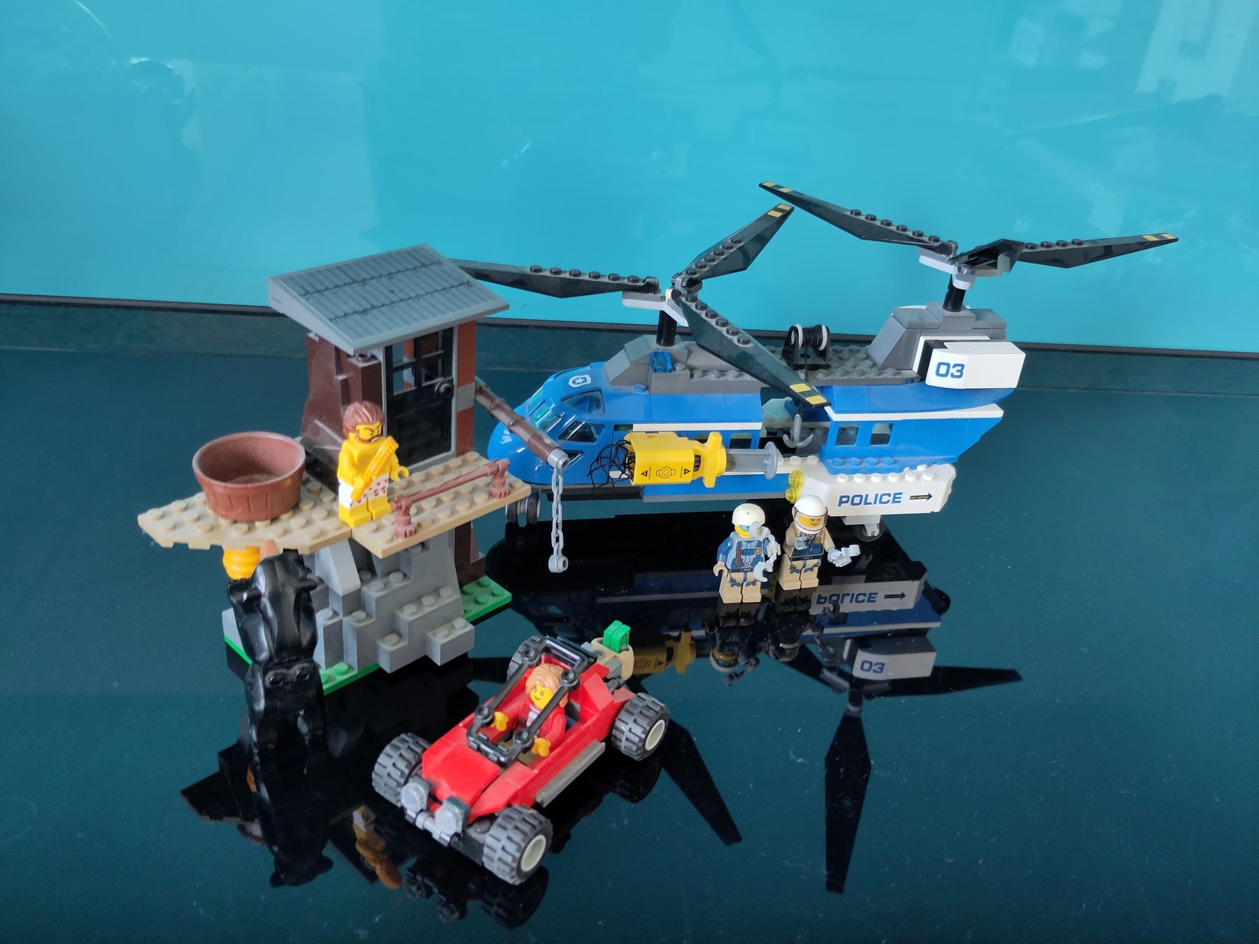Lego Baukästen: Lego Polizeihelikopter 60173 – Gebraucht aus Steinmaur von rhabarberbarbar