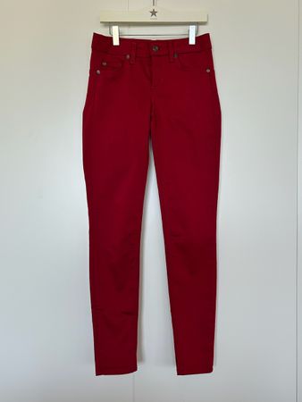 Liu Jo Vibrant Crimson Red Slim-Fit Skinny Jeans