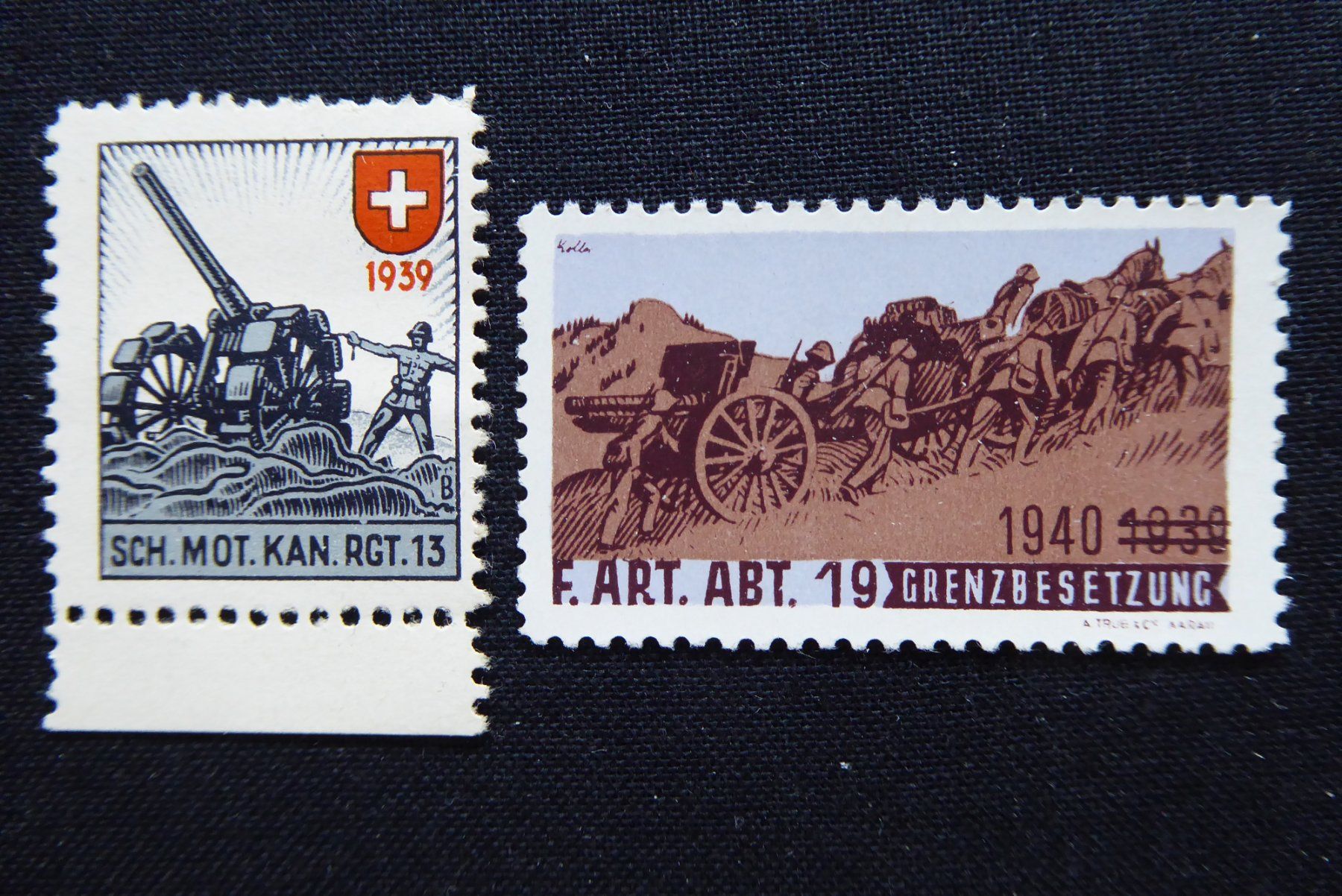 Alle Briefmarken: (m270) Artillerie Wit 82/1 ** – Gebraucht aus Basel von scholle50