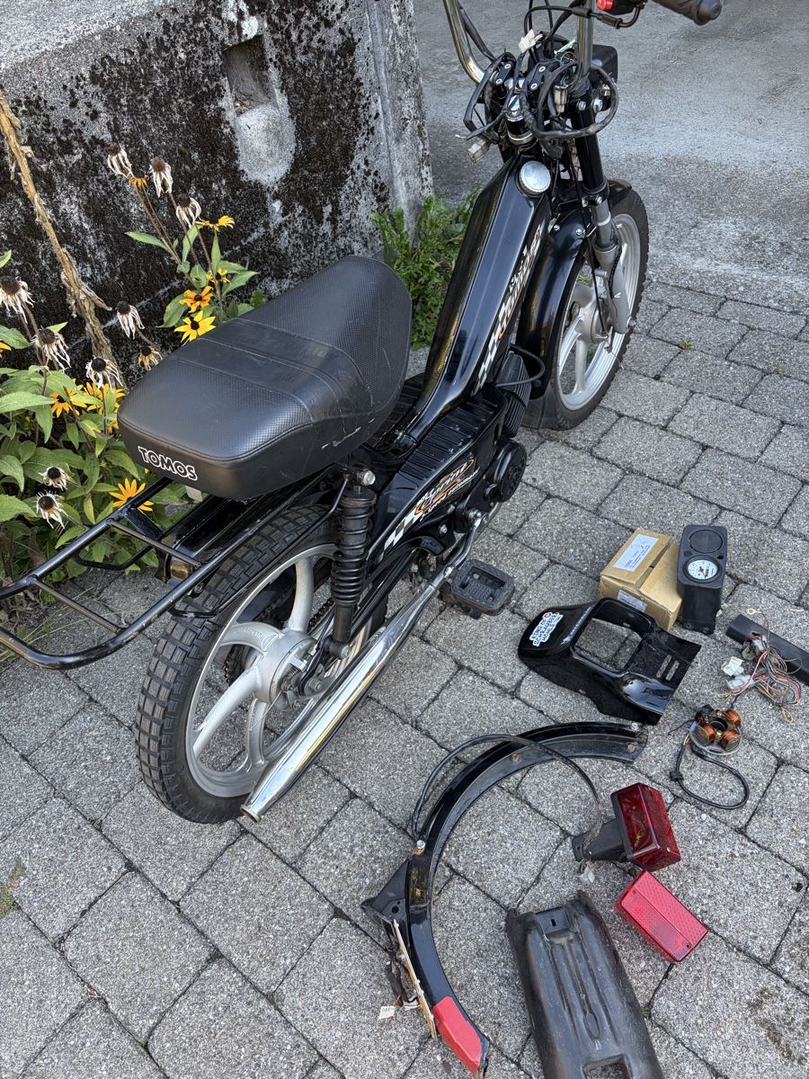 Tomos Ciclomotori: Mofa Tomos Sprint mit Ausweis – Difettoso da Latterbach venduto da Bbutz98 4