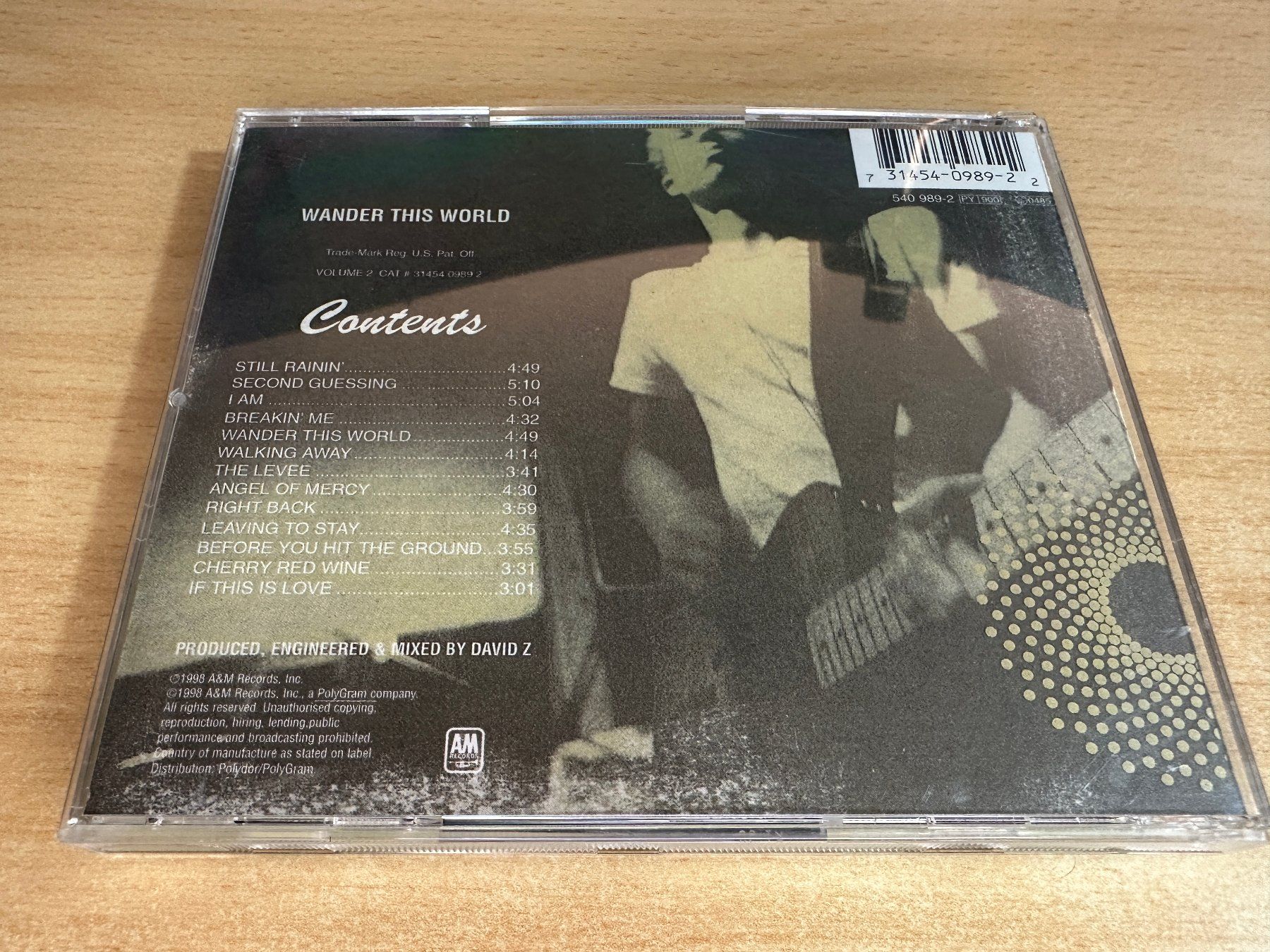 CD: F8 Jonny Lang – Wander This World – Usato da Rikon im Tösstal venduto da Alpenmutz 1
