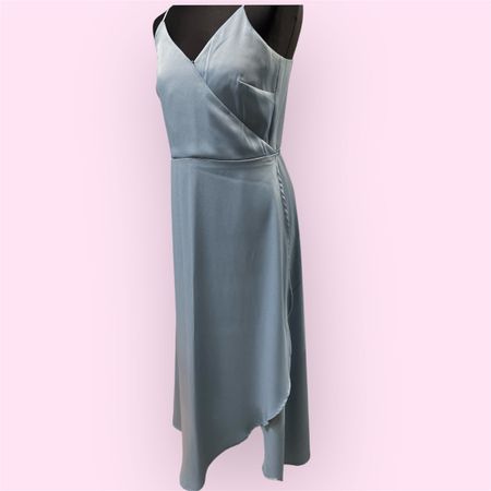 Sommerliches Wickelkleid, ciel
