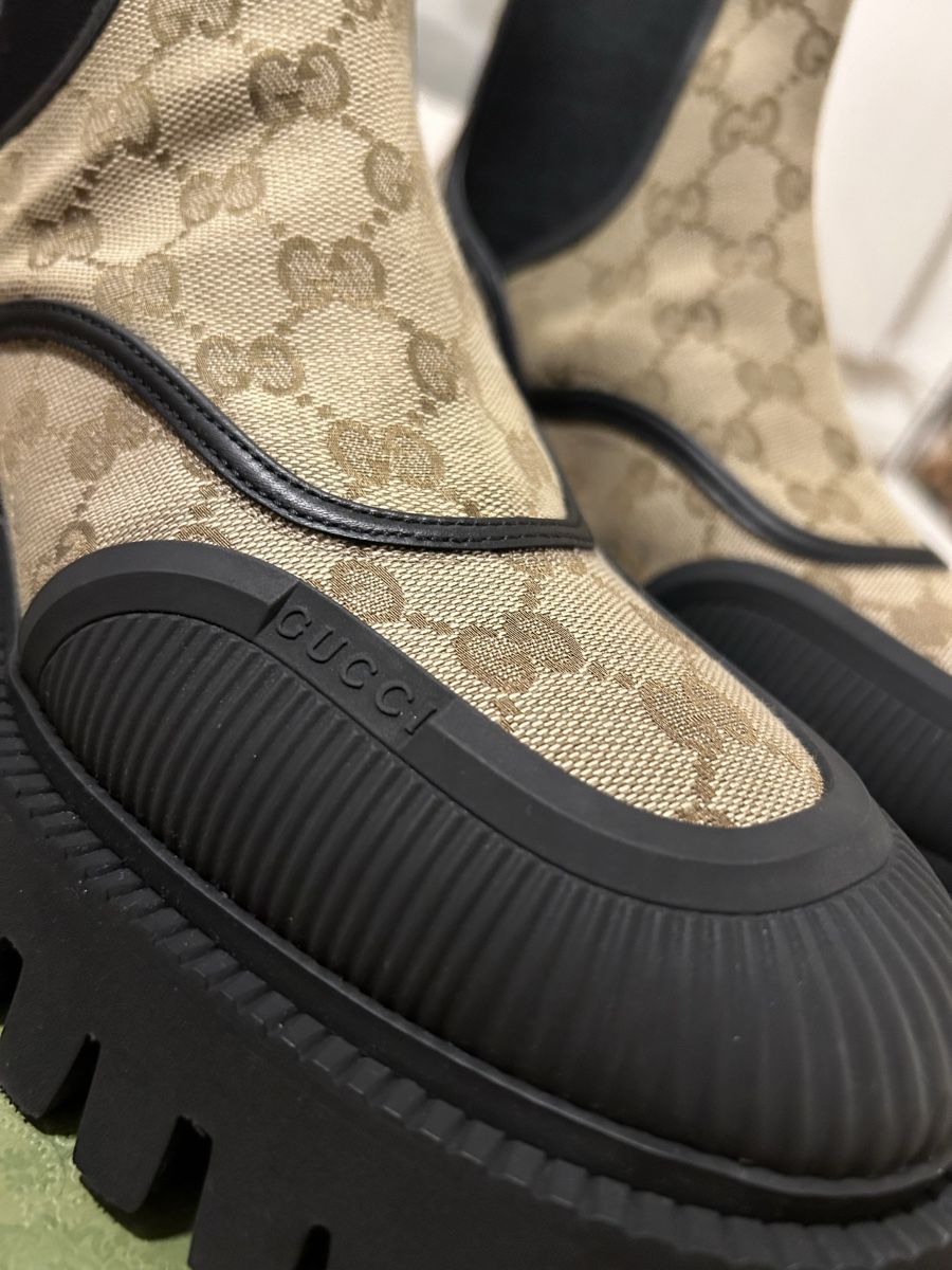 Gucci Herrenschuhe: NEW GUCCI Original Gucci Ankle Boots GG – Neu und originalverpackt aus Zürich von sel_tvq7 5