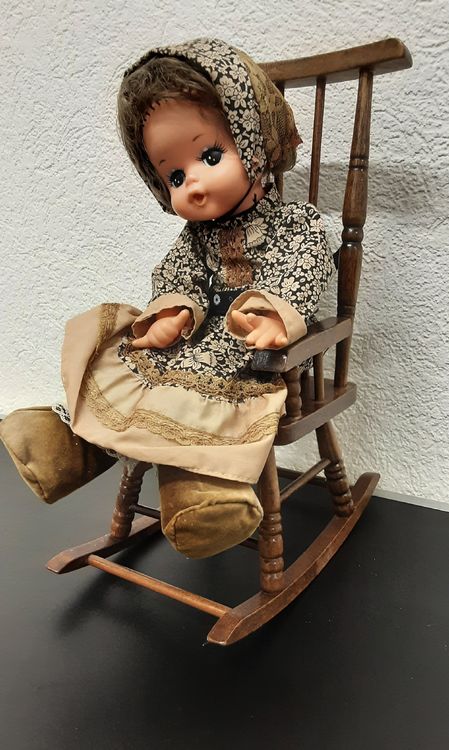 Vintage Doll with Rocking Chair, Retro Toy (Gebraucht) in Wetzikon ZH ...