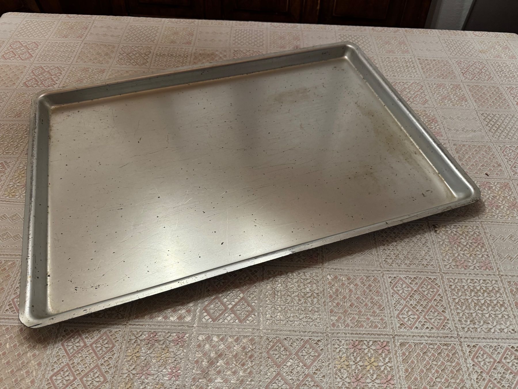 Teglie da forno: Grosses Alu-Backblech 45 mal 64 cm – Usato da Winterthur venduto da sportdisco2 4
