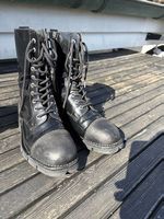 New Rock Military Boot mit 10 Loch Schnürung Gr. 42
