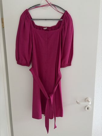 EDC Kleid pink mit Bindegürtel Grösse M guter Zustand