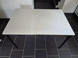 Schreibtisch 120 x 80 cm Bürotisch weiss