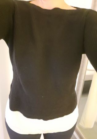Ralph Lauren Strickpullover mit Hemd-Detail, Grösse XS