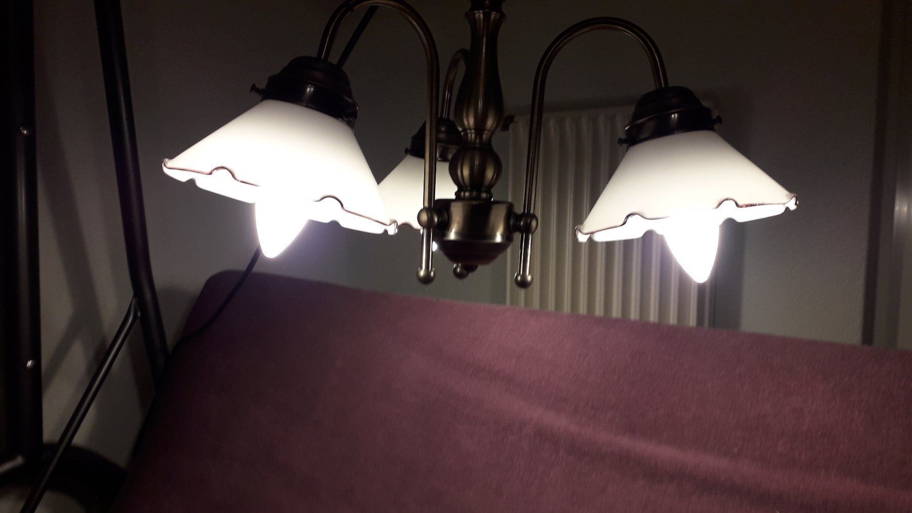 Kronleuchter & Deckenlampen: Jugenstil-Decken-Lampe mit neuw. Stromkabel – Gebraucht aus Däniken SO von Sparfuchs0815 2