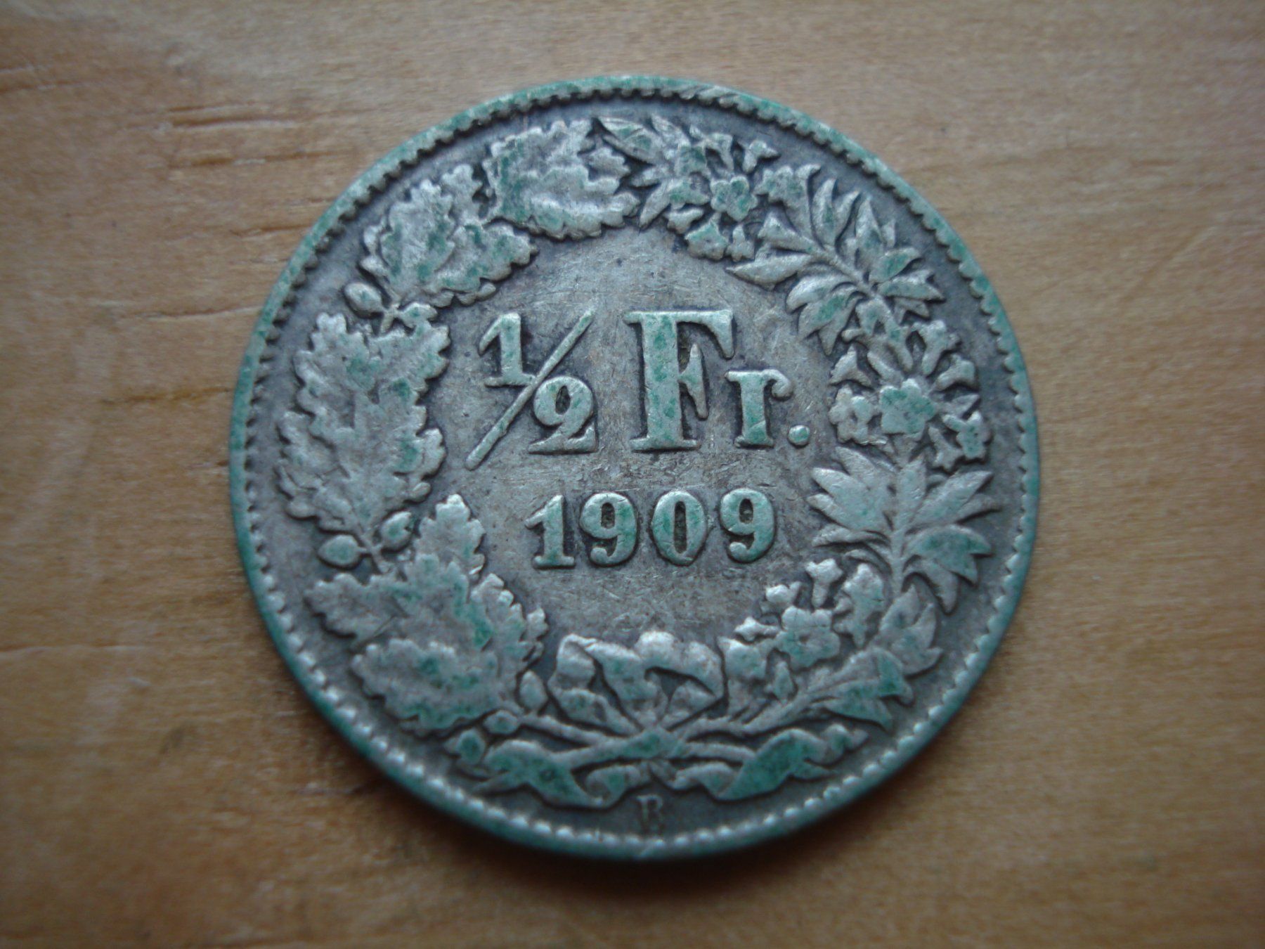Tutti le monete: (N) 1/2 Franken 1909 – Usato da Erlach venduto da Net-Coins