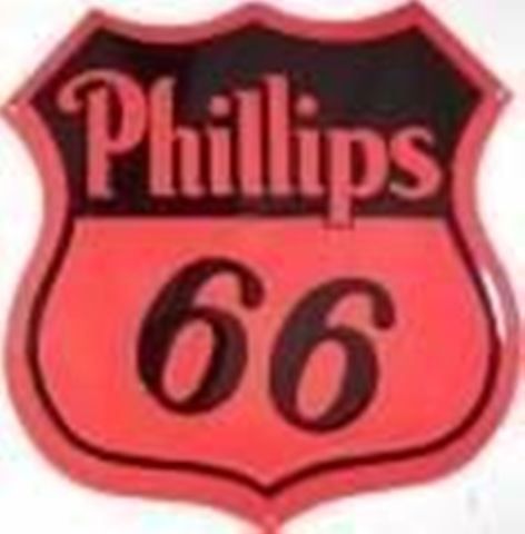 Insegne: Blechschild - PHILLIPS 66 ROUTE 66 ROT – Nuovo (secondo la descrizione) da Rupperswil venduto da big-one-sale