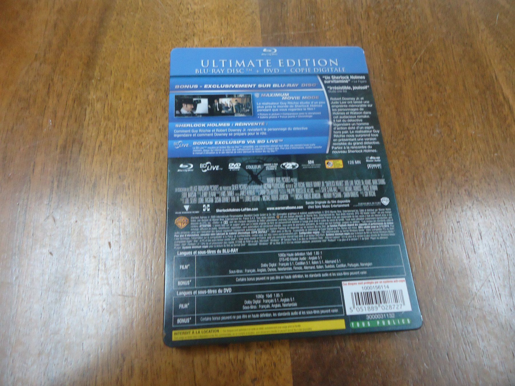 Tutti i DVDs: DVD et BLU-RAY - Sherlock Holmes – Usato da Vessy venduto da mafabe 1