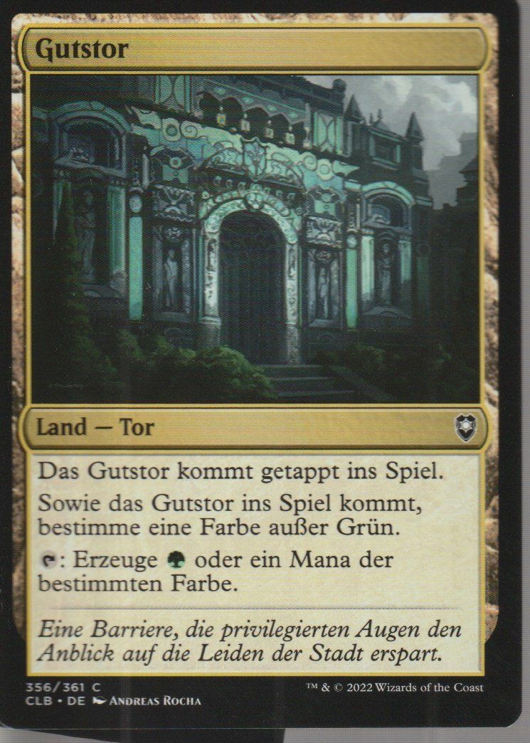 Magic The Gathering Carte collezionabili: TCG Magic The Gathering MTG CLB 356 Gutstor – Nuovo (secondo la descrizione) da Vezia venduto da Aquarius_Age