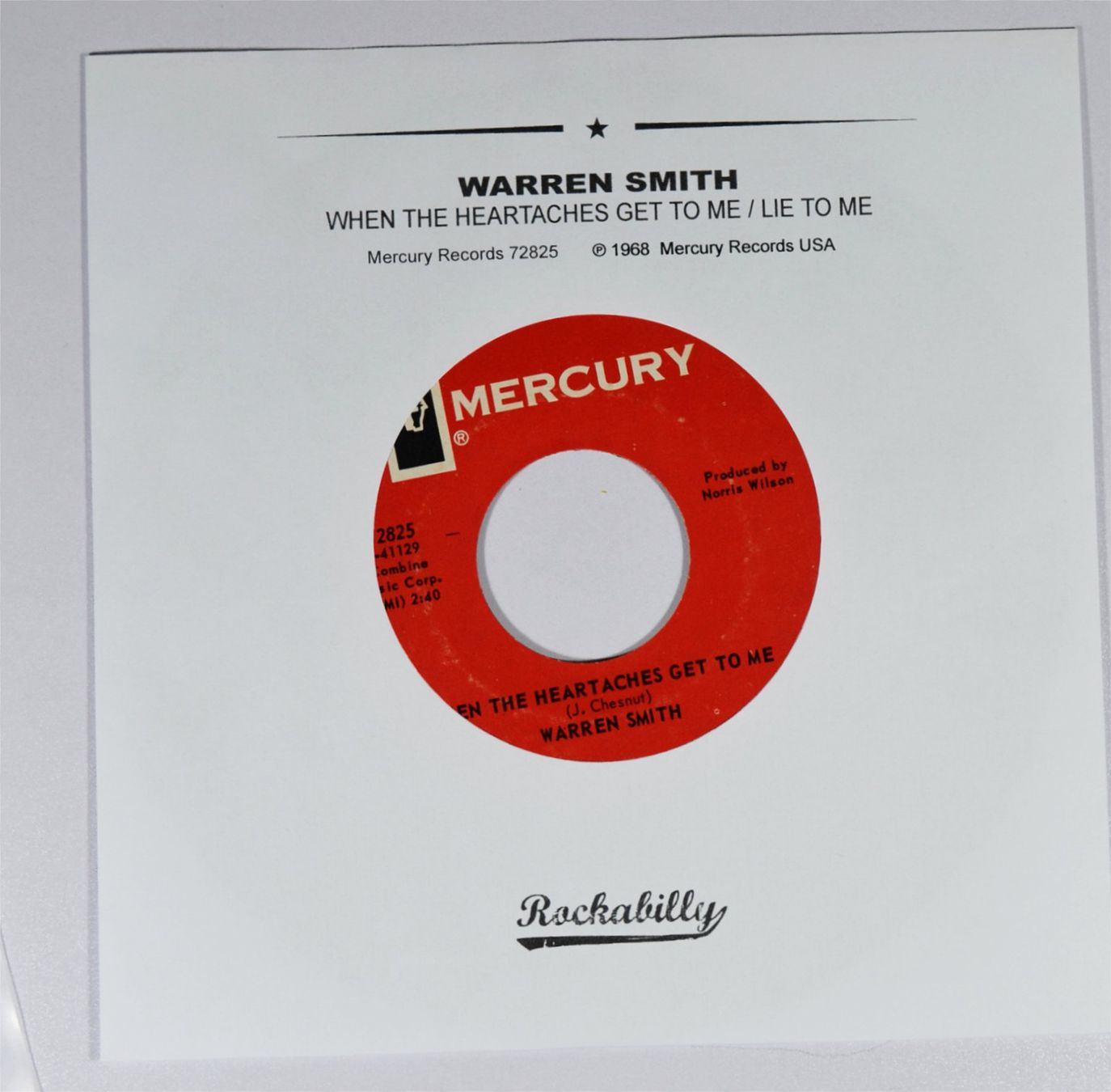 Dischi in vinile: Single: WARREN SMITH - Lie To Me (Rockabilly) – Usato da Frenkendorf venduto da Yard-Sale-2000