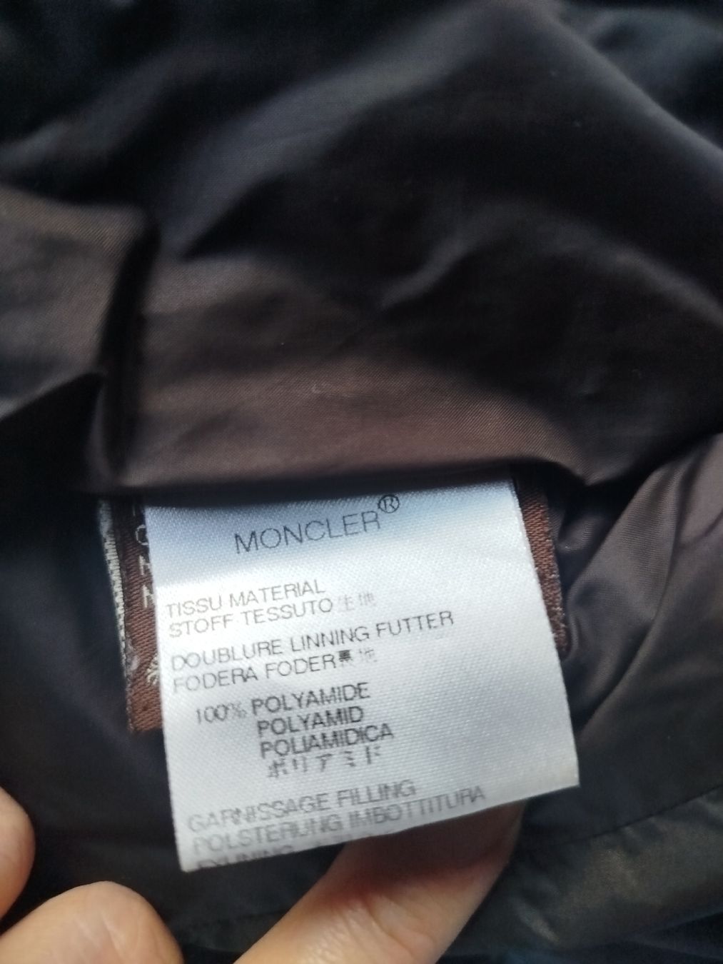 Moncler Gilet & Giacche: Moncler Padded Down Vest Brown Quilted Zip Pockets – Usato da Bassersdorf venduto da kro_7bf5 3