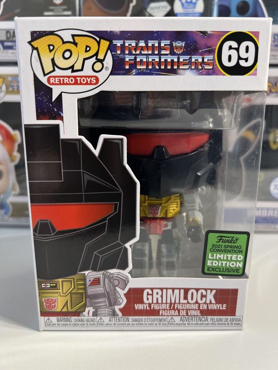 Funko POP! Retro Toys Transformers Grimlock Edition Limitée (Neu Und