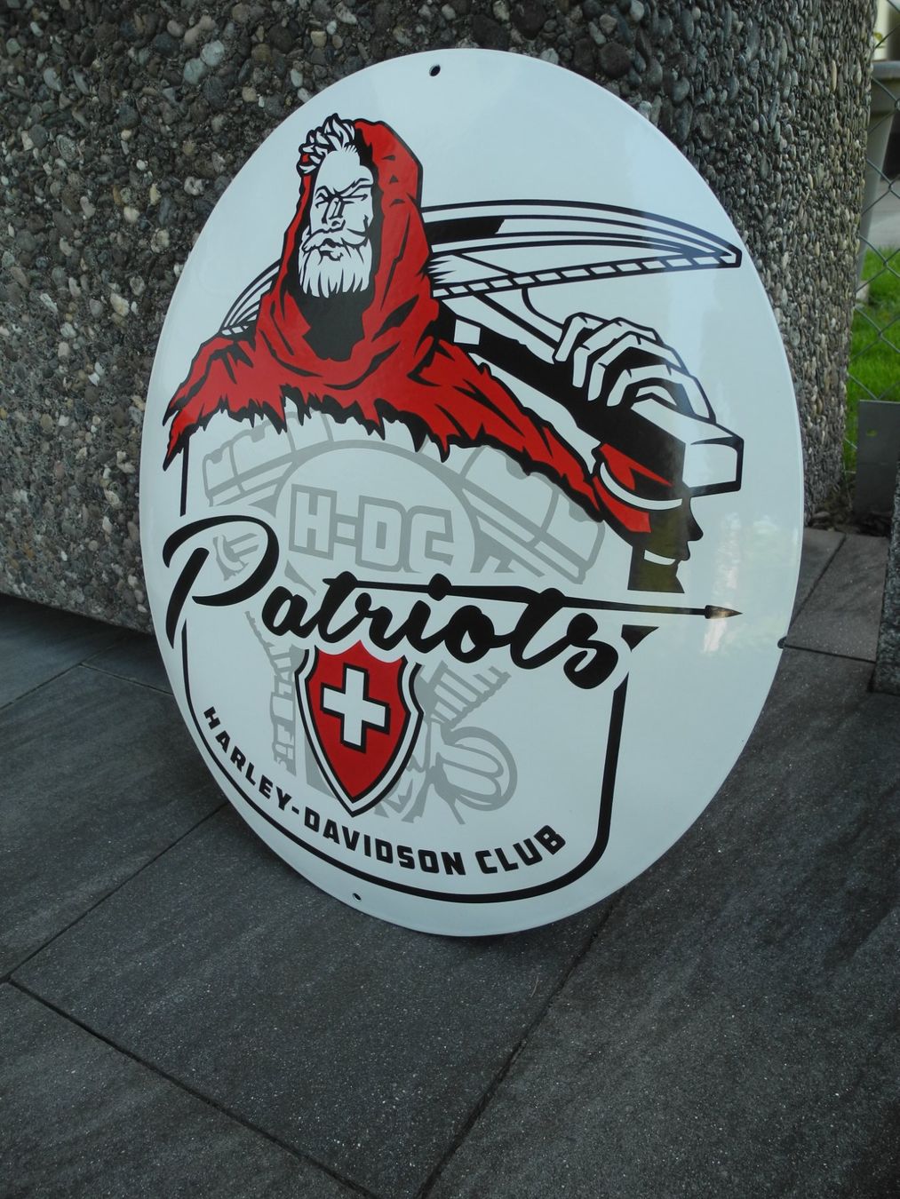 Harley-Davidson Schilder: HARLEY DAVIDSON PATRIOTS – Gebraucht aus Reinach AG von Huckleberrysix 1