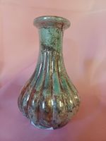 NEU Blumenvase, Glas, türkis-gold von bell arte